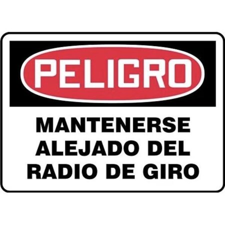 Accuform OSHA DANGER Safety Sign  STAY CLEAR SHMEQM026XL